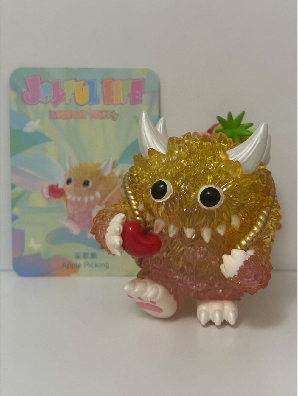 Pop Mart x Instinctoy Monster Fluffy Joyful Life APPLE PICKING